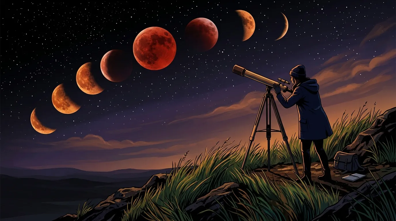 Éclipse lunaire : tout savoir et observer