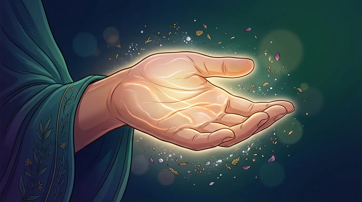 Signe du guérisseur sur la main : signification